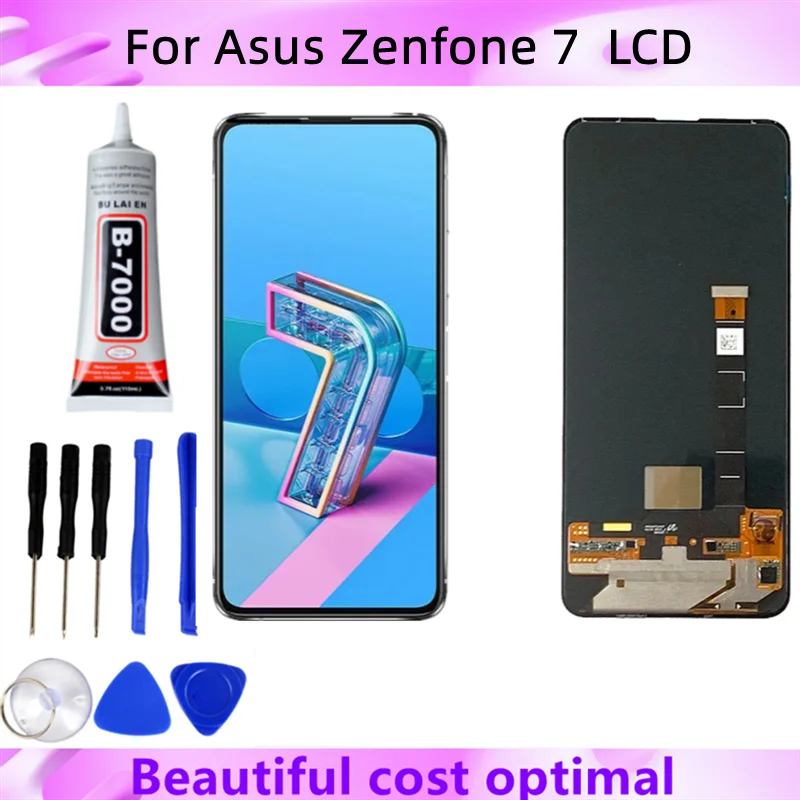 Asus Zenfone 7 ZS670KS/Zenfone 7 pro ZS671KS ÷ ġ ũ Ÿ , Zenfone 8 flip ZS672KS LCD 100% ׽Ʈ